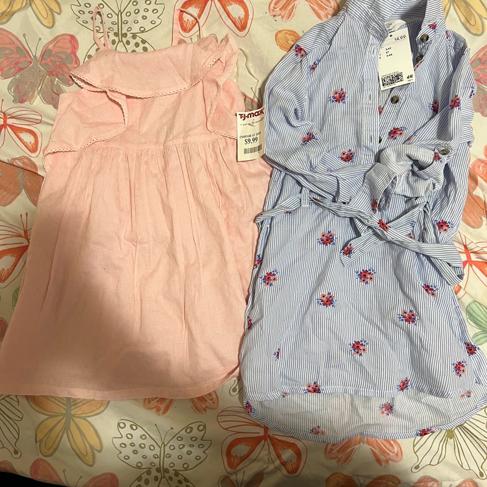 Dress and shorts